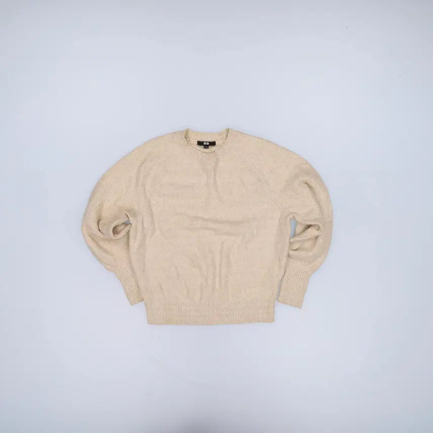 [BUNJANG] Uniqlo Women's Puff Knit Sweater / S 유니클로 여성 퍼프 니트 0828H
