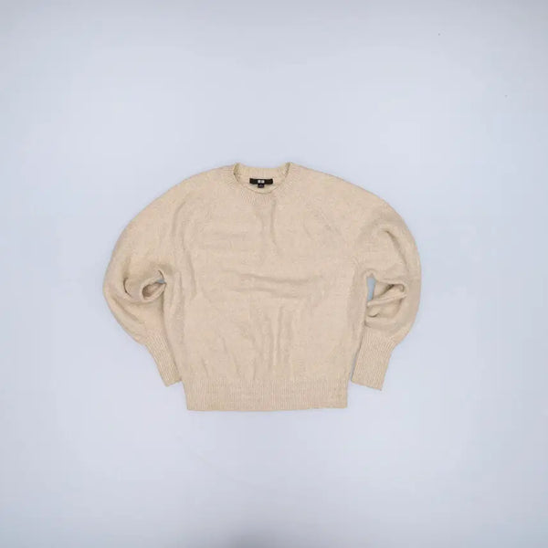 [BUNJANG] Uniqlo Women's Puff Knit Sweater / S 유니클로 여성 퍼프 니트 0828H