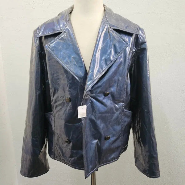 [BUNJANG] Blazer Unisex J6641 Blue Italy / 블레이저 공용 J6641