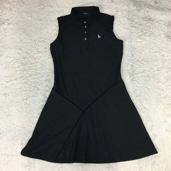 [BUNJANG] Hazzys Golf Women's Sleeveless Dress / 헤지스 골프 여성 민소매 원피스 만원샵 HH28