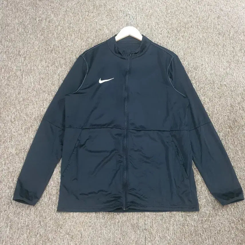 [BUNJANG] Nike Dri-FIT Black Full-Zip Jacket XL / 나이키 드라이핏 블랙 집업 자켓 XL