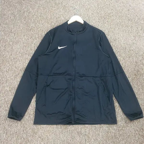 [BUNJANG] Nike Dri-FIT Black Full-Zip Jacket XL / 나이키 드라이핏 블랙 집업 자켓 XL