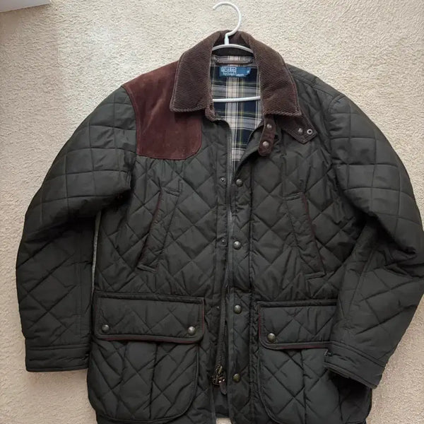 [BUNJANG] Polo Ralph Lauren Quilting Jacket Khaki/Brown / 폴로 랄프로렌 퀼팅 자켓 카키/브라운