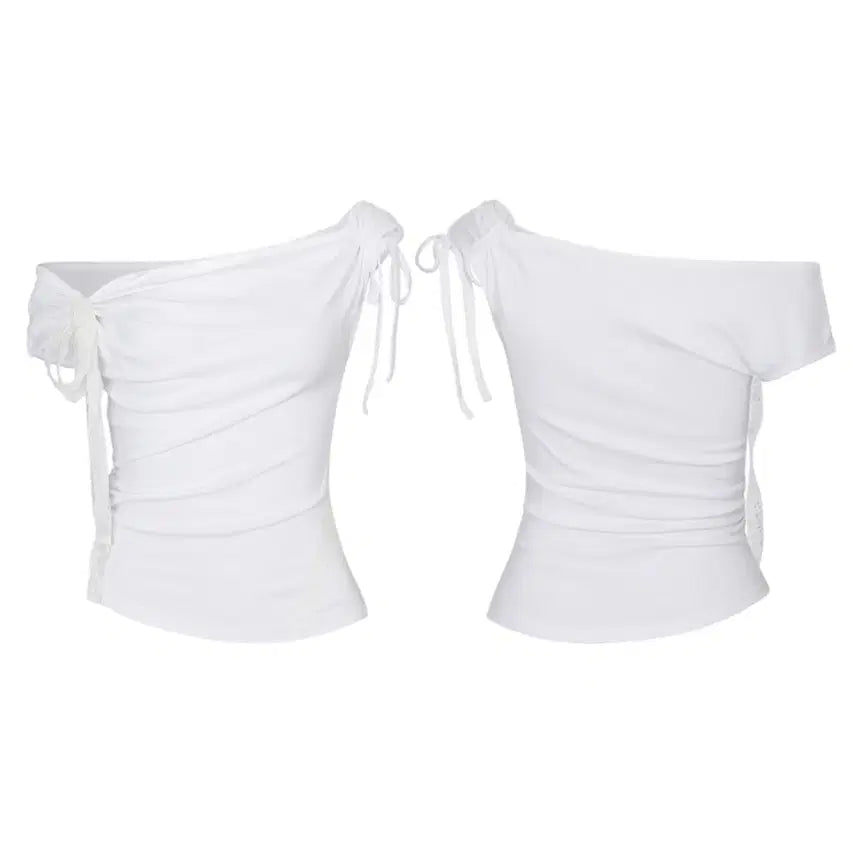 [BUNJANG] Pain Or Pleasure Angel Strap Top White M / 페인오어플레져 페오플 엔젤 스트랩 탑 화이트 m