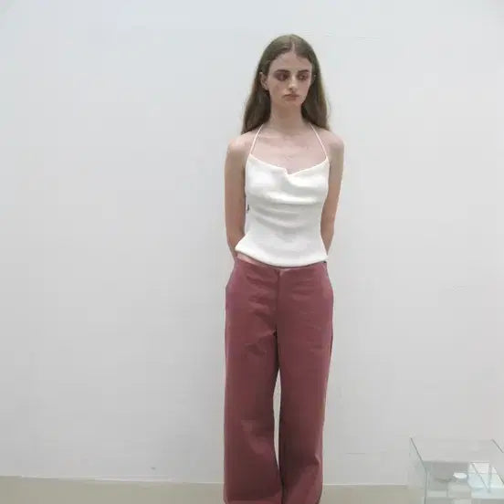 [BUNJANG] Smoothmood Poppy Knit Top Ivory / 스무스무드 포피 니트 탑 아이보리