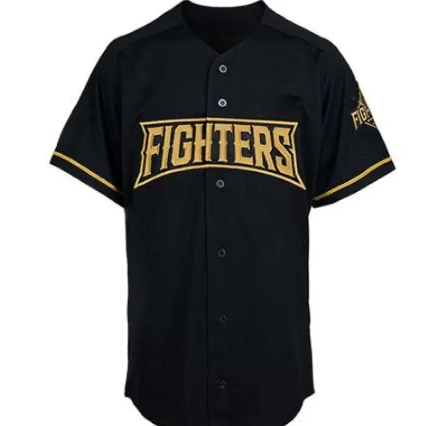 [BUNJANG] Team Fighters Authentic Black Edition Baseball Uniform - Large / 새제품] 불꽃야구 파이터즈 어센틱 블랙에디션 유니폼 라지