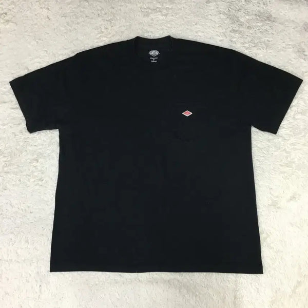 [BUNJANG] DANTON Small Logo Short Sleeve T-Shirt / 단톤 스몰로고 반팔티 HH28