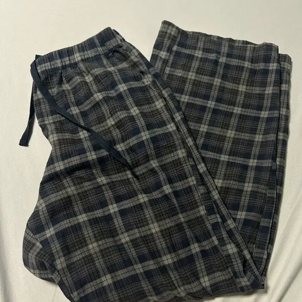 [BUNJANG] Uniqlo Checkered Pajama Pants / 유니클로 체크바지 잠옷바지