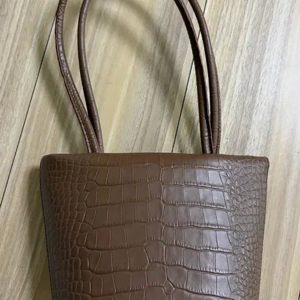 [BUNJANG] Lemels Shopper Mini Walnut Croco Bag / Lemels 가방