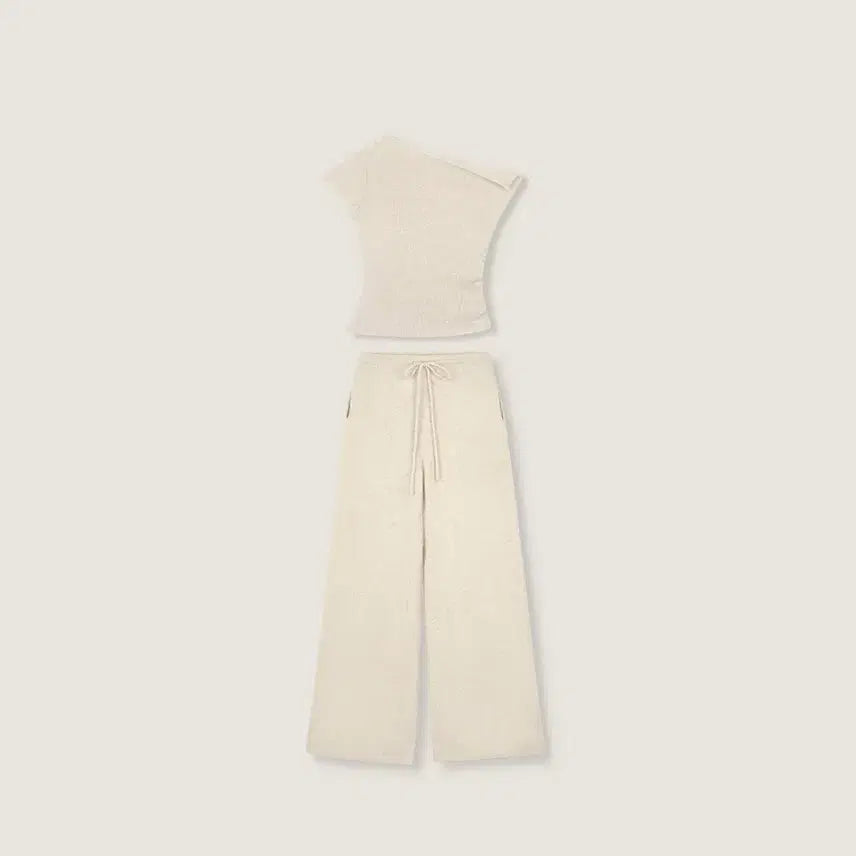 [BUNJANG] Le Plain 26 Premium Cashmere Knit Set (Short) - Oat Beige / 르플레인 26 프리미엄 캐시미어 니트 세트 오트베이지 숏