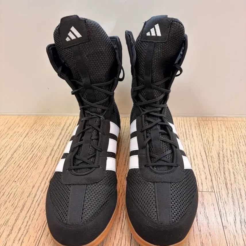 [BUNJANG] Adidas Boxing Boots Boxer Hogweid Black 285 / 아디다스 복싱화 복서 호그와이드 블랙 285