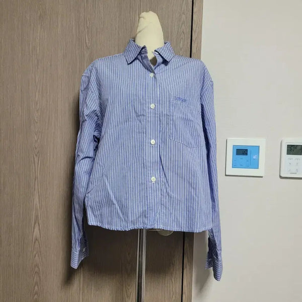 [BUNJANG] Lowlow 24SS Stripe Shirt Blue / 로브로브 24년식 스트라이프 셔츠 블루  free