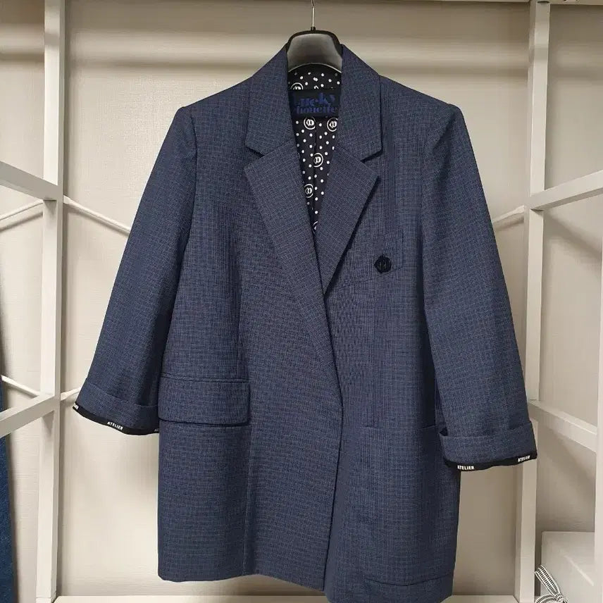 [BUNJANG] Lucky Chouette 7/10 Sleeve Jacket / 럭키슈에뜨 칠부 자켓