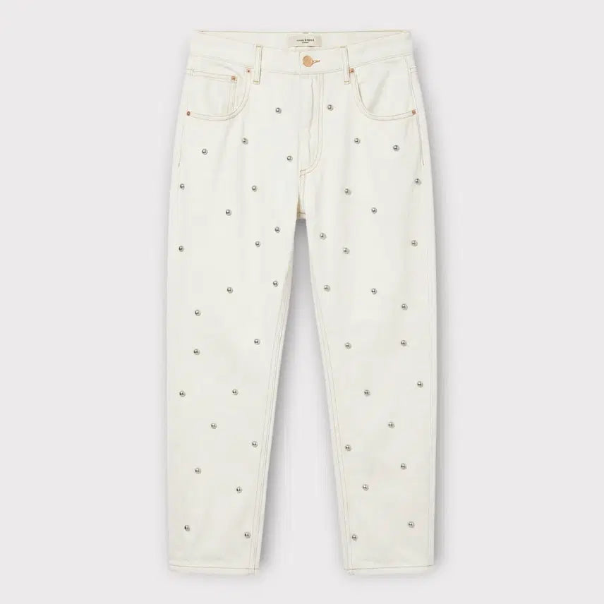 [BUNJANG] Isabel Marant Studded Denim Pants Size 34 / IT34/ 이자벨마랑 스터드 데님 팬츠