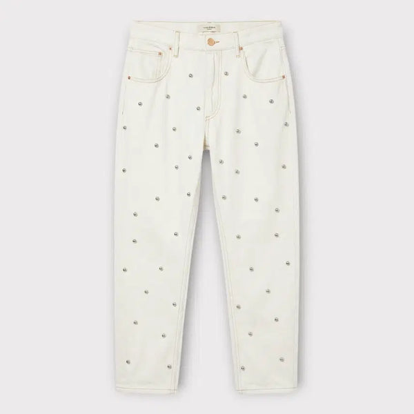 [BUNJANG] Isabel Marant Studded Denim Pants Size 34 / IT34/ 이자벨마랑 스터드 데님 팬츠