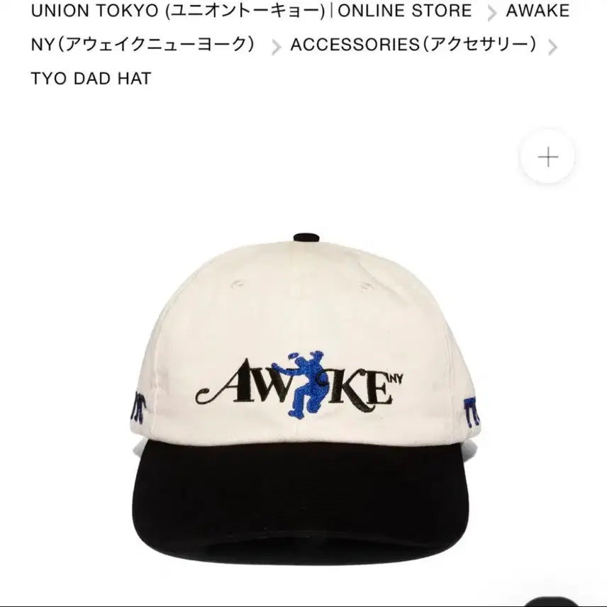 [BUNJANG] Union Awake TYO Dad Hat / 유니온 어웨이크 모자 새제품