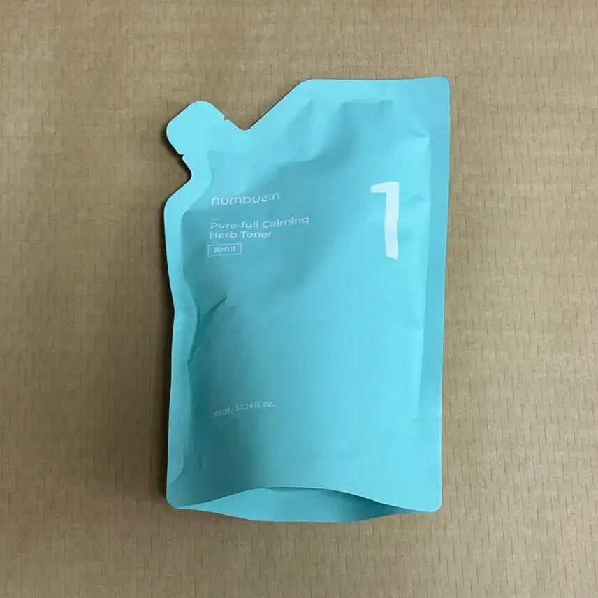 [BUNJANG] Numbuzin No. 1 Calming Clear Toner Refill 300ml / 넘버즈인 1번 진정 맑게담은 청초토너 300ml 리필