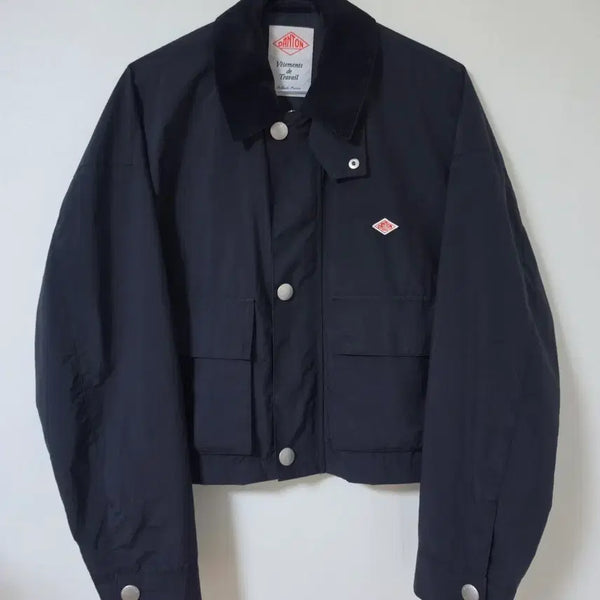 [BUNJANG] Danton Nylon Taffeta Short Jacket Black / 단톤 나일론 태피터 숏 자켓 블랙