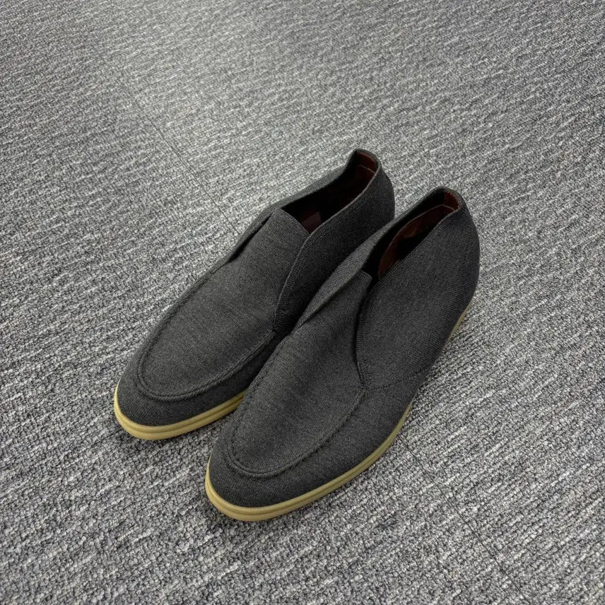 [BUNJANG] Loro Piana Openwork Knitted Ankle Boots / 로로피아나 오픈워크 니티드 앵클부츠