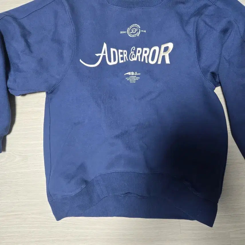 [BUNJANG] Ader Error Veriff Sweatshirt Navy / 아더에러 베리프 맨투맨 a1