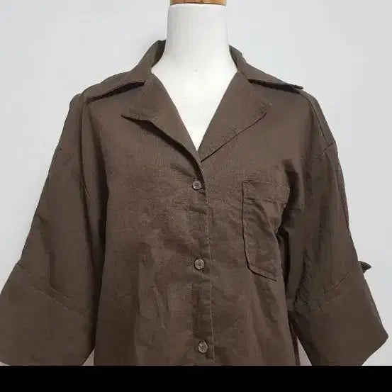 [BUNJANG] LBL Linen 7/10 Sleeve Blouse / LBL 린넨셔츠 77