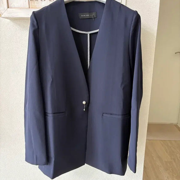 [BUNJANG] Olive des Olive Navy Jacket / 택만뗀새제품)올리브데올리브 네이비 자켓