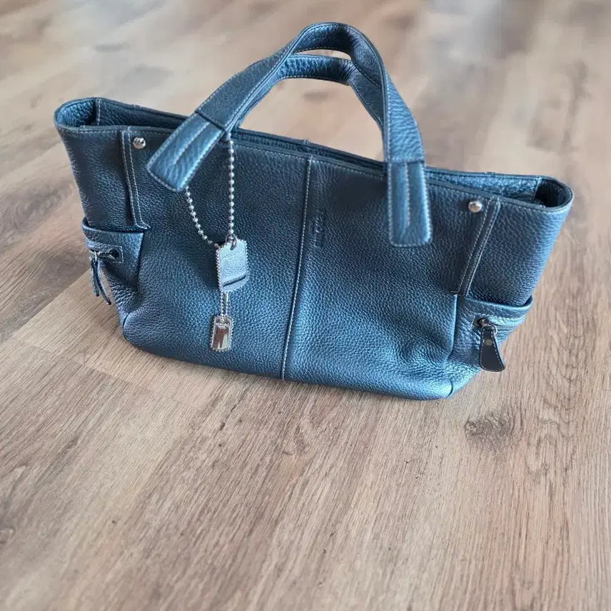 [BUNJANG] Renoma Leather Tote Bag Black / 레노마가죽 토트백 블랙