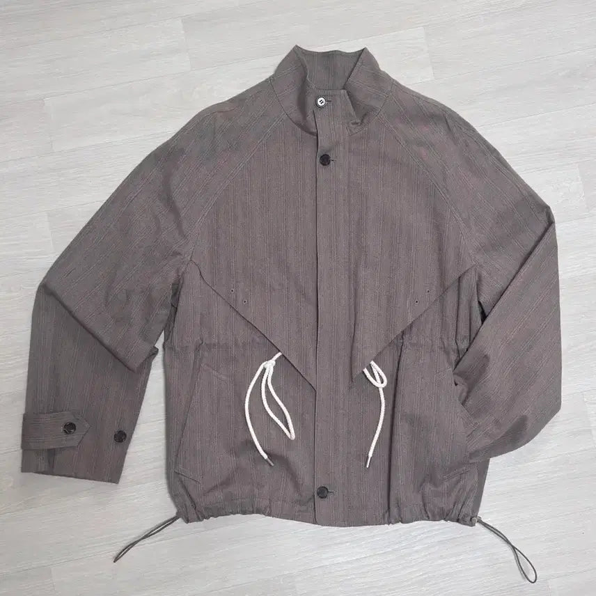 [BUNJANG] Hinge House Herringbone High Neck Jumper / 힌지하우스 헤링본 하이넥 점퍼