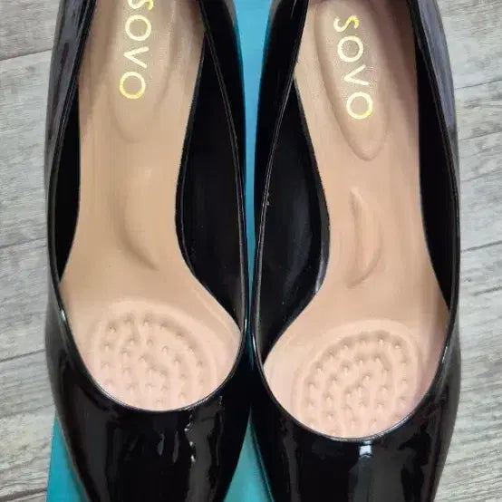 [BUNJANG] SOVO Black Pumps Heel 250-255 / 소보  펌프스 블랙 250ㅡ255