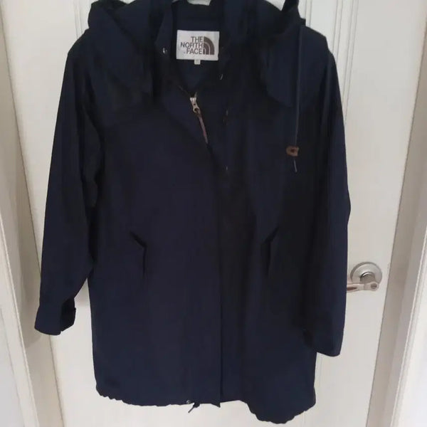 [BUNJANG] The North Face Hooded Windbreaker Jacket Navy 95 / 노스페이스 후드 바람막이 자켓 네이비  95