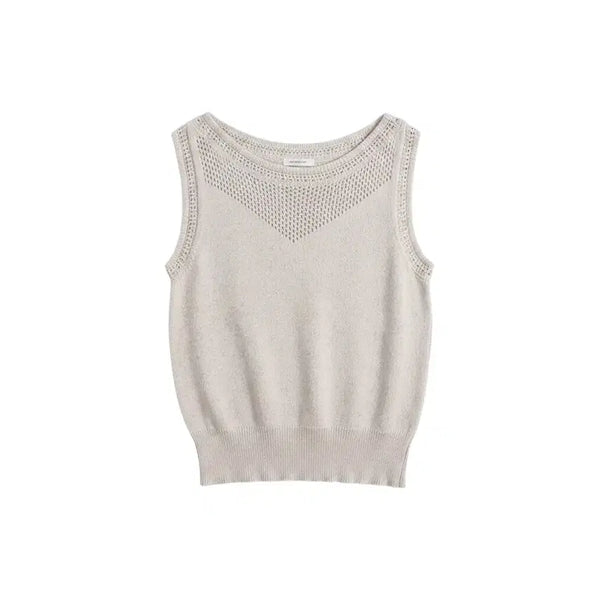 [BUNJANG] Varier Wool Blend Knit Vest IV / 여성66/ Varier 마 혼방 니트조끼IV 37-22