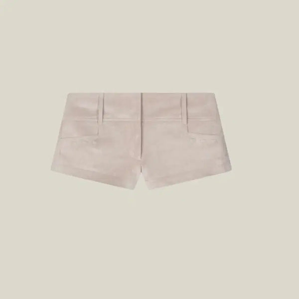 [BUNJANG] Dirtys Mini Heart Suede Micro Shorts / 더티스 미니하트 스웨이드 마이크로 쇼츠 S