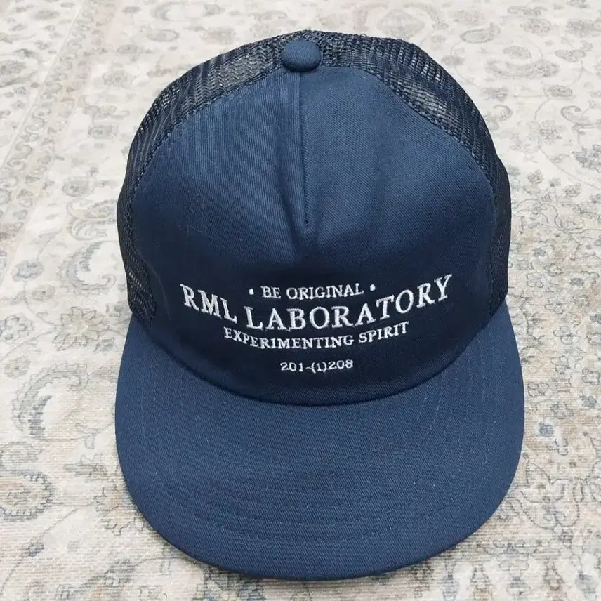 [BUNJANG] Ramolin Navy Mesh Trucker Cap F / ramolin 라모랭 네이비 메쉬 트러커 캡 F