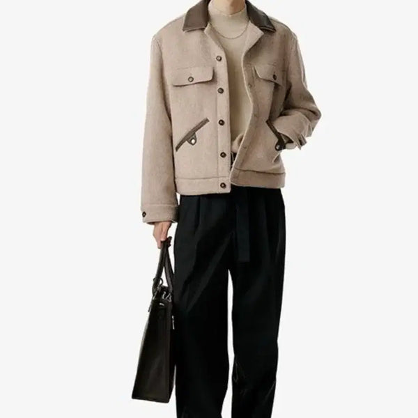 [BUNJANG] SATUR Wool Men's Jacket L (100-105) / SATUR 세터 울 남자 자켓 새상품