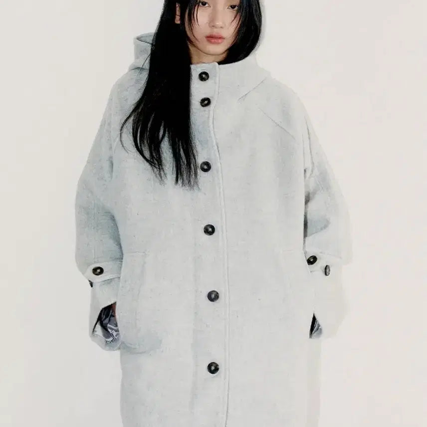 [BUNJANG] Ophice Wool Half Coat / 오피쉬 울 하프 코트