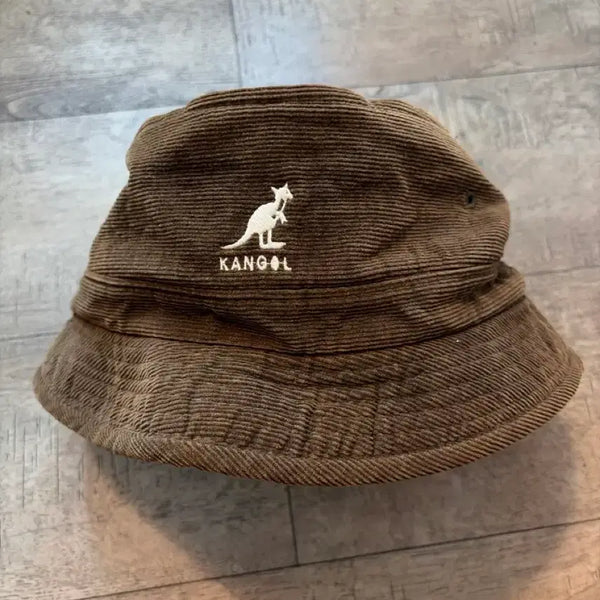 [BUNJANG] Kangol Corduroy Bucket Hat Brown / 캉골 코듀로이 벙거지 모자 브라운