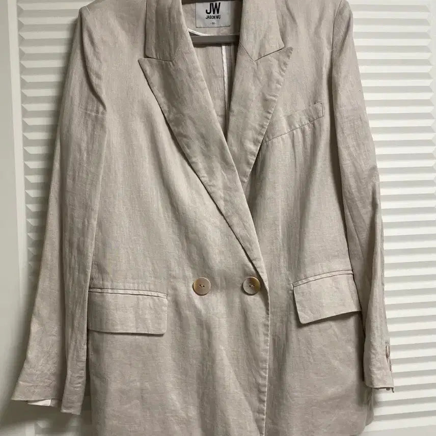 [BUNJANG] JASON WU Linen Blend Blazer / JASON WU 제이슨 우 마 100% 자켓 55