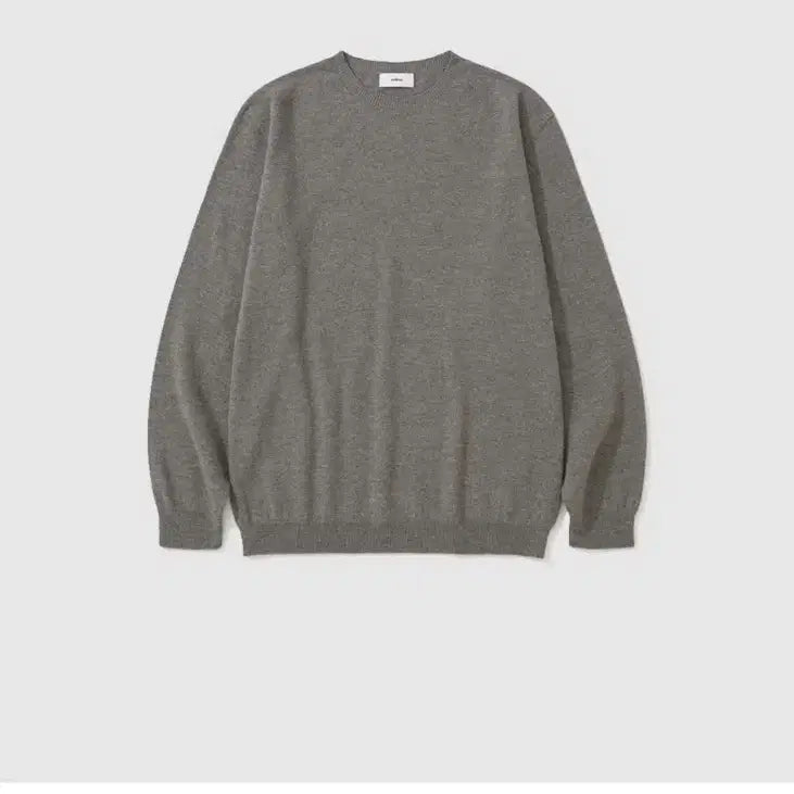 [BUNJANG] My Library 125 Round Neck Knit - Warm Gray (S) / S) 마이라이브러리 125 라운드 넥 니트 웜 그레이