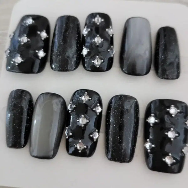 [BUNJANG] Y2K Nail Tips Set / y2k 네일팁 (클리너.스티커 포함)
