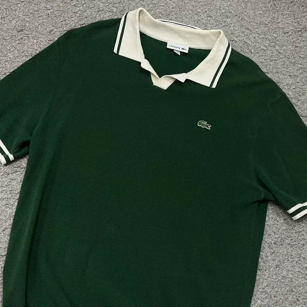 [BUNJANG] Lacoste Short Sleeve Polo T-Shirt / [100-105] 라코스테 반팔카라티