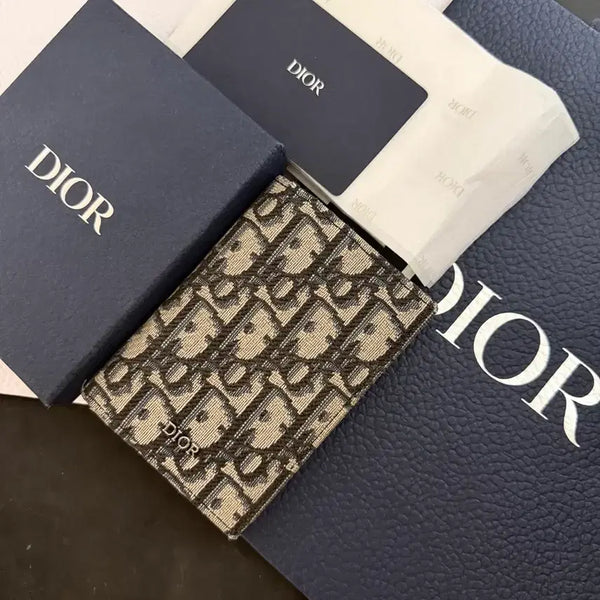 [BUNJANG] Dior Dior Oblique Organizer Card Holder Beige / [풀구성] 디올 오블리크 오거나이저 카드지갑 베이지