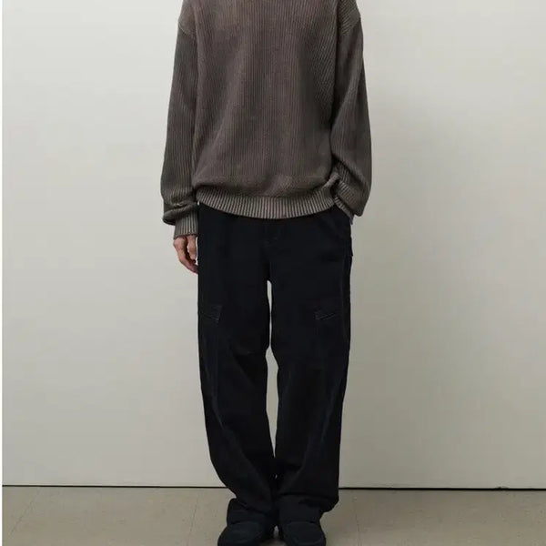 [BUNJANG] Roughside Dyed Sweater Dusty Brown Size 3 / 러프사이드 다이드 스웨터 더스티 브라운 3
