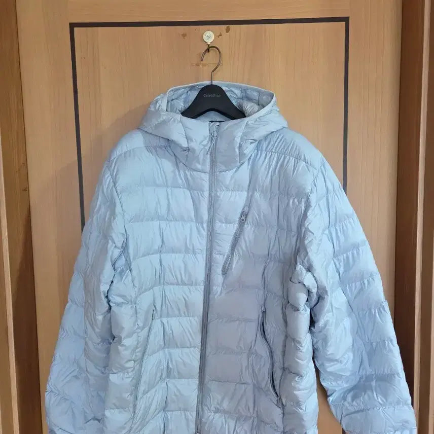 [BUNJANG]  무탠다드 Hooded Light Down Jacket (Cloudy Blue) / 무탠다드_[시티 레저] 후디드 라이트 다운 재킷 (클라우디 블루)