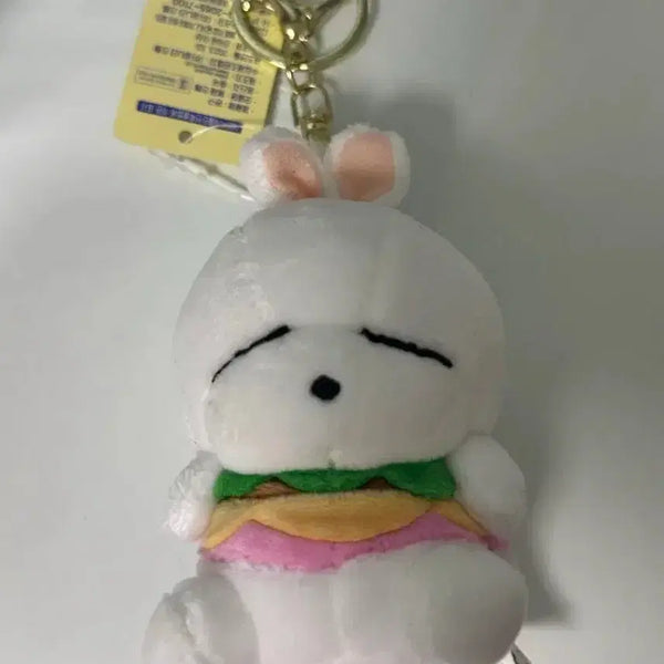[BUNJANG] Hamburger Mashimaro Plush Keychain / 햄버거 마시마로 인형 키링