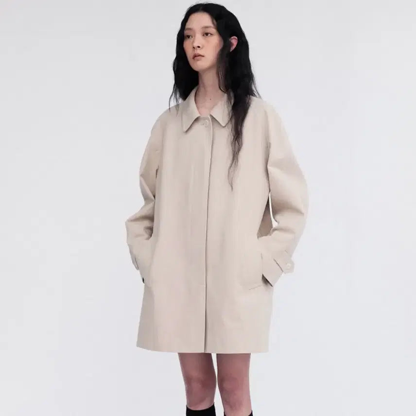 [BUNJANG] LFM Half Trench Coat / Lfm 하프 트렌치 코트