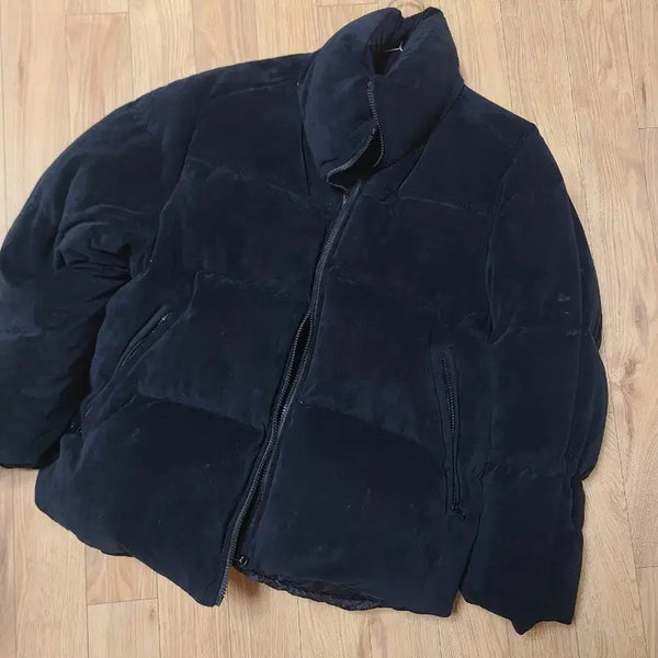 [BUNJANG] Time Velvet Goose Down Padded Parka / 타임 벨벳 구스패딩
