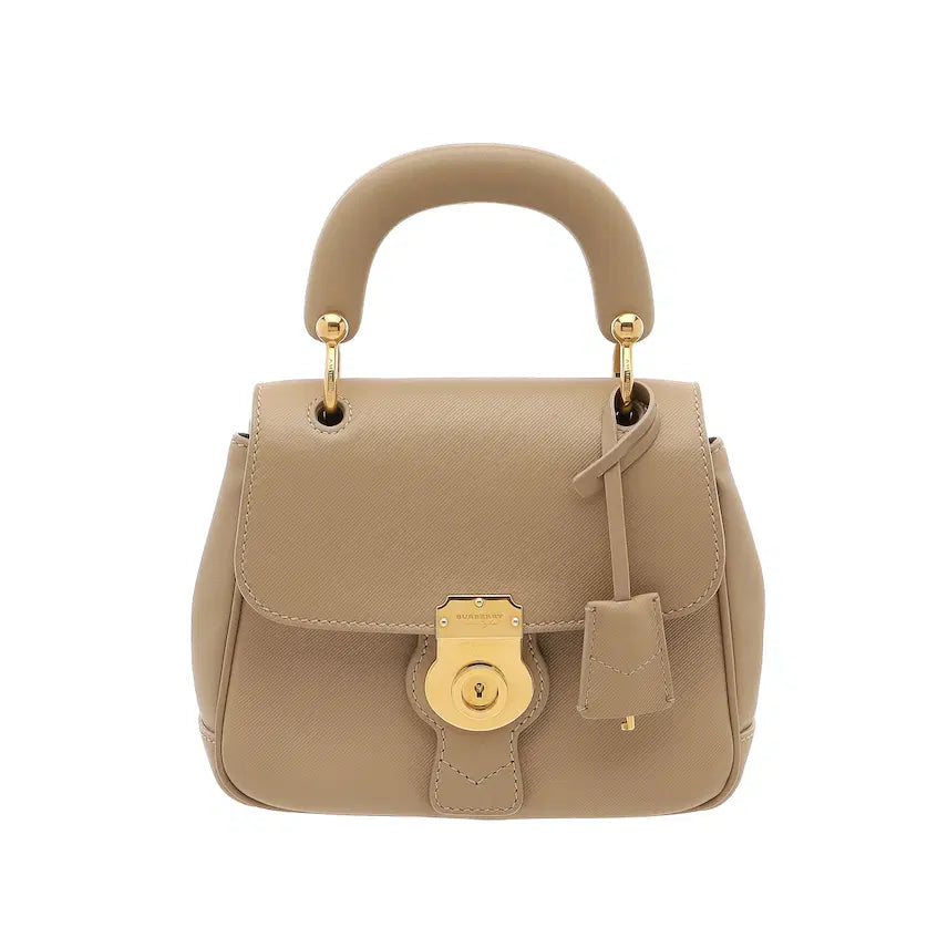 [BUNJANG] Burberry DK88 Top Handle Bag Beige Leather / 버버리 DK88 탑핸들백