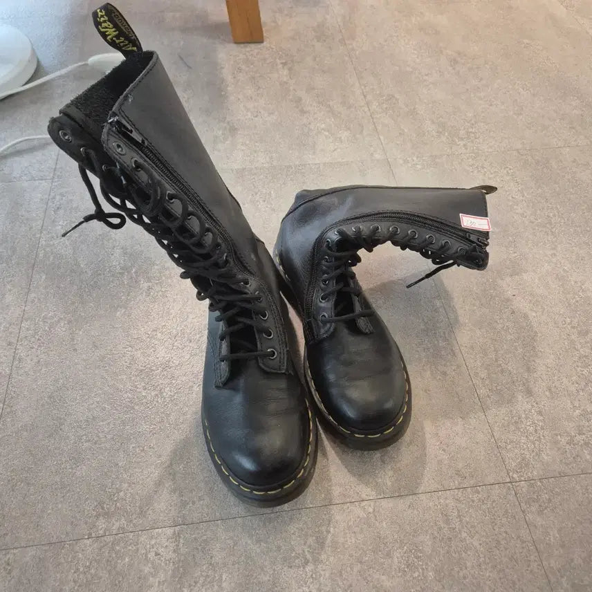 [BUNJANG] Dr. Martens 1B60 Maxine Long Leather Boots Black / 닥터마틴 1B60 맥신 블랙 롱가죽 부츠