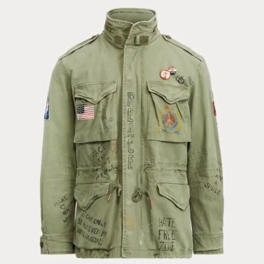 [BUNJANG] Polo Ralph Lauren Field Jacket Khaki M / 폴로 랄프로렌 필드자켓