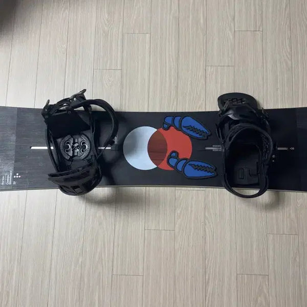 [BUNJANG] Burton Custom Snowboard Deck + Genesis Bindings / 버튼 스노우보드 커스텀 데크+바인딩